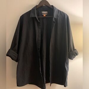 Denver Hayes Faded Black Button Up Shirt